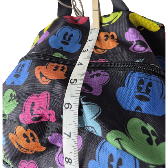 Walt Disney World Backpack Rainbow Mickey Mouse Faces Bookbag Large Disney Parks - Picture 7 of 16